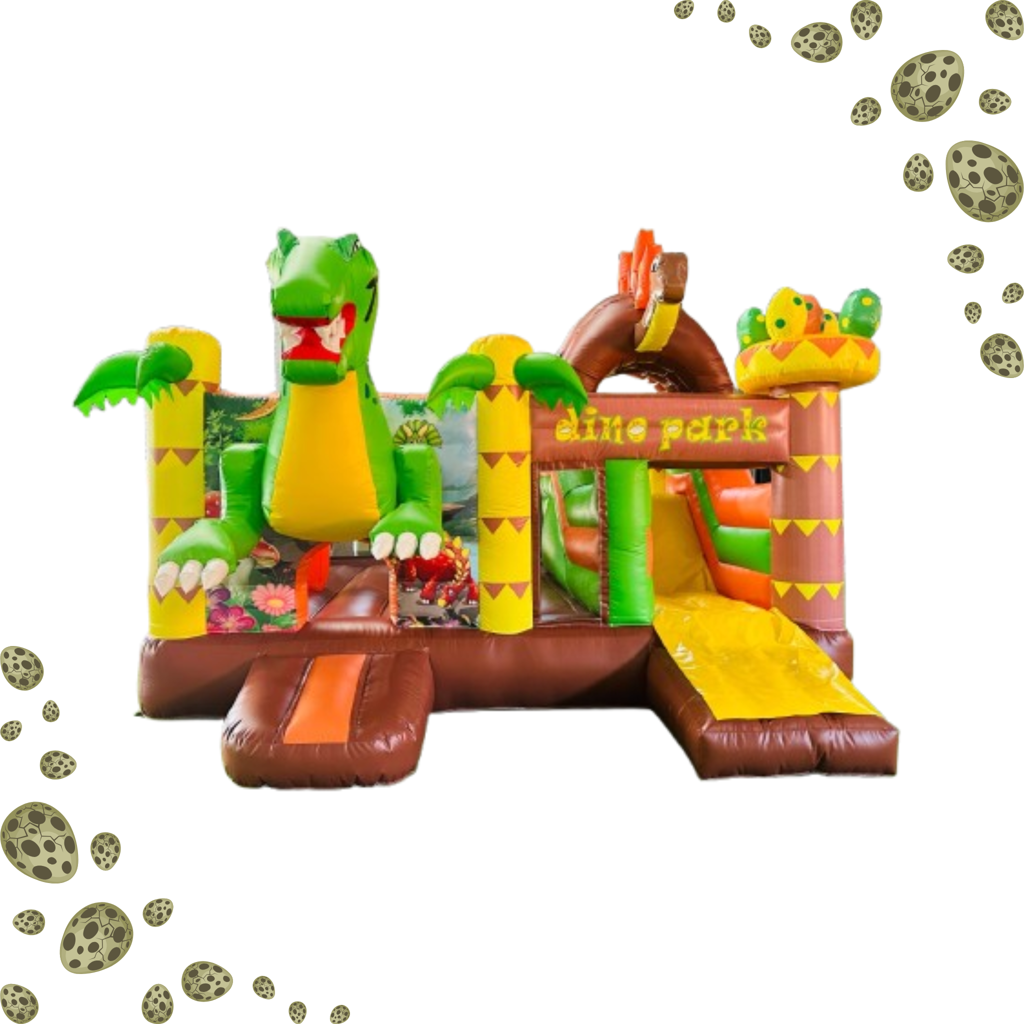 Dinosaur Bounce House With Slide