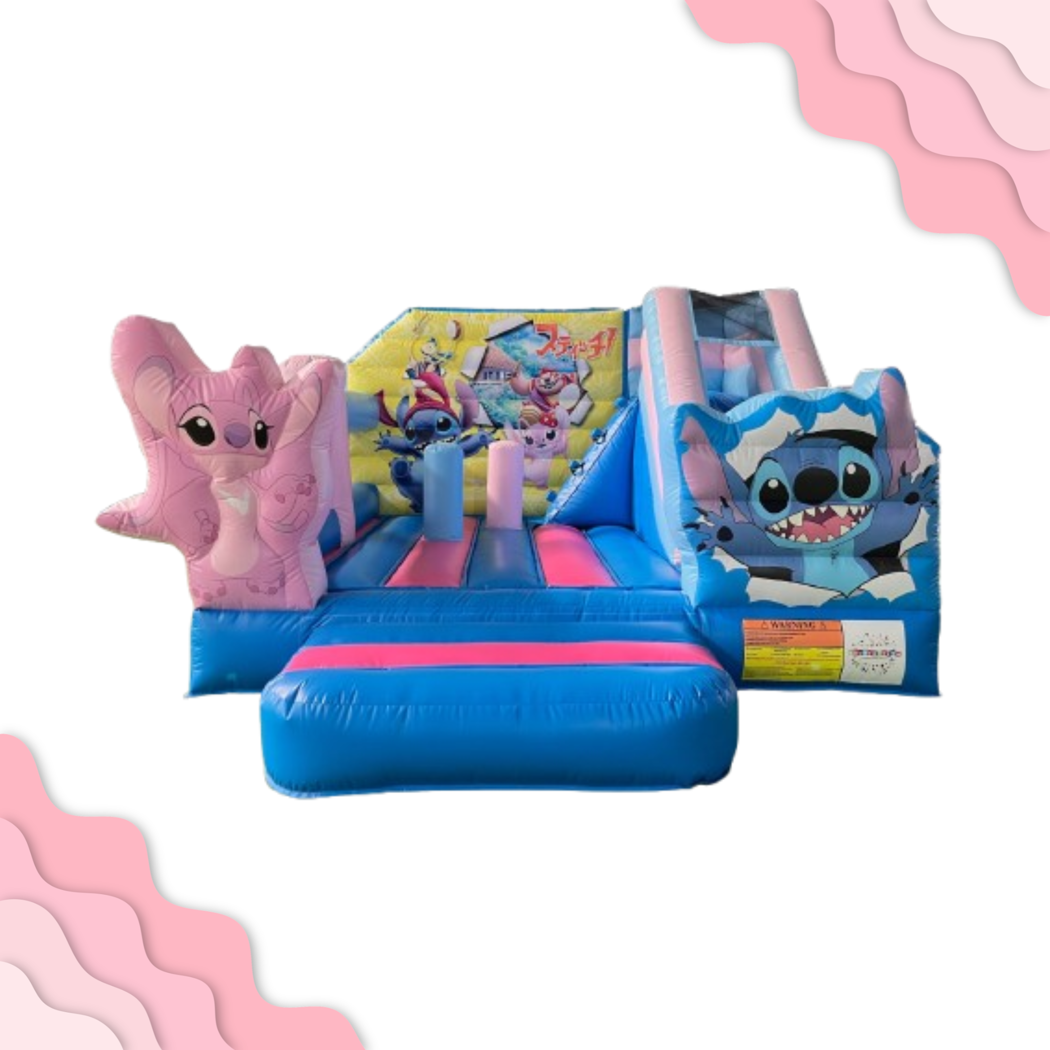 Lilo and Stitch Bounce House With Slide
