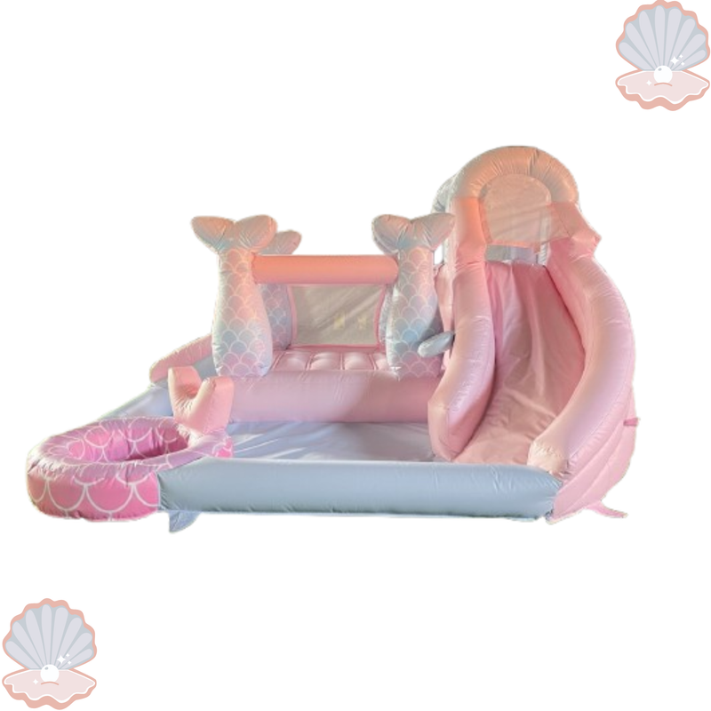 Toddler Mermaid Bounce House With Slide