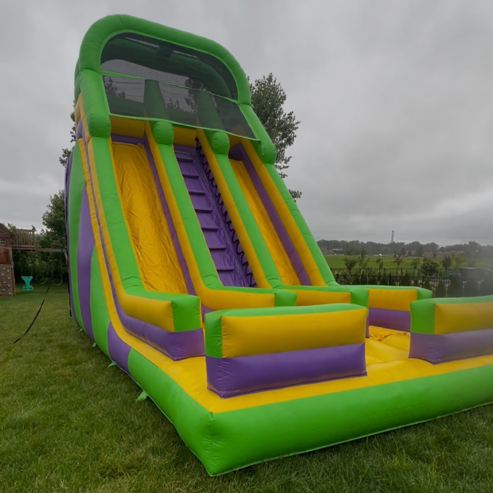 Dual Lane Monster Slide
