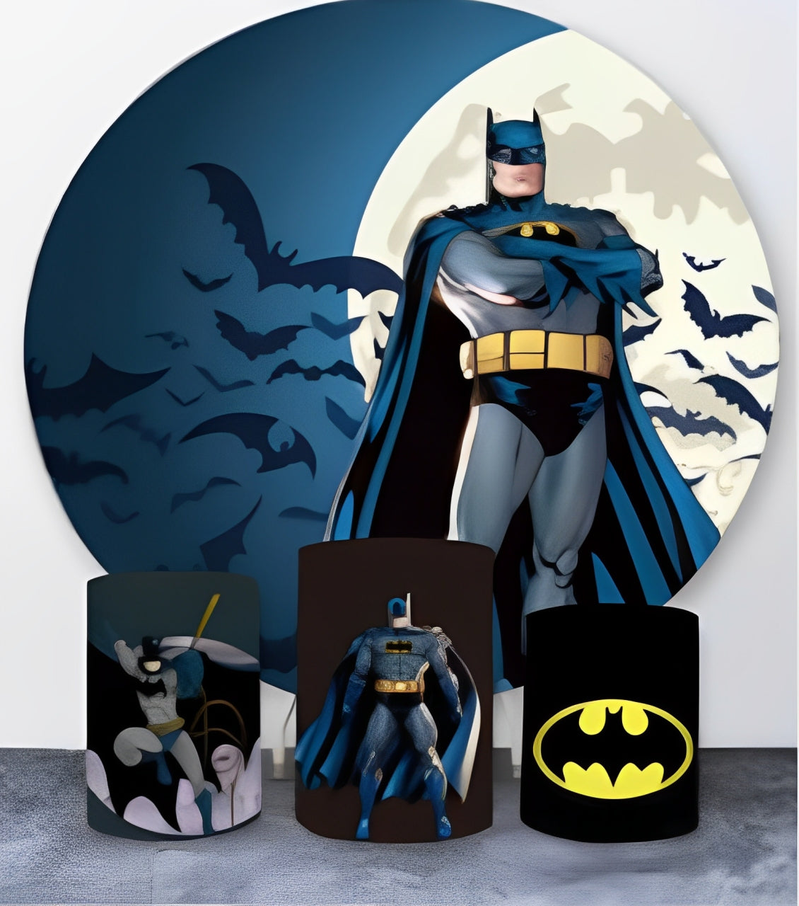 Batman Round Backdrop