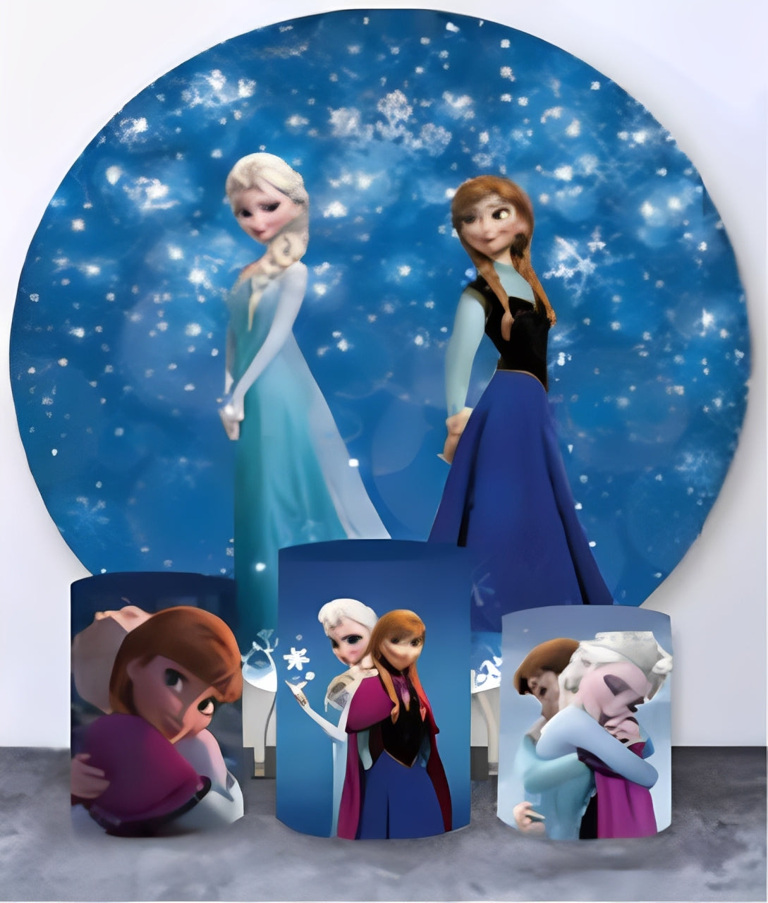 Frozen Round Backdrop
