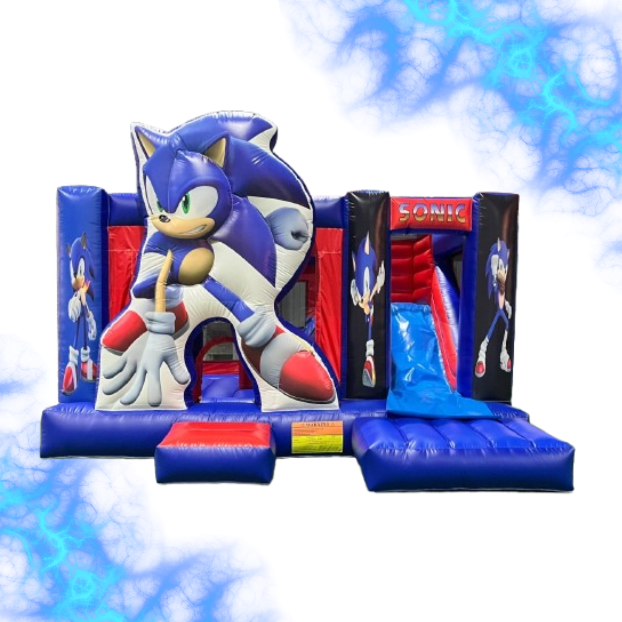 Sonic Bounce House with Slide