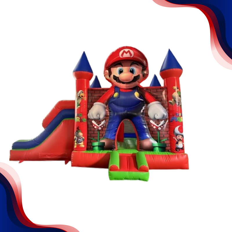 Mario Bounce House with Slide