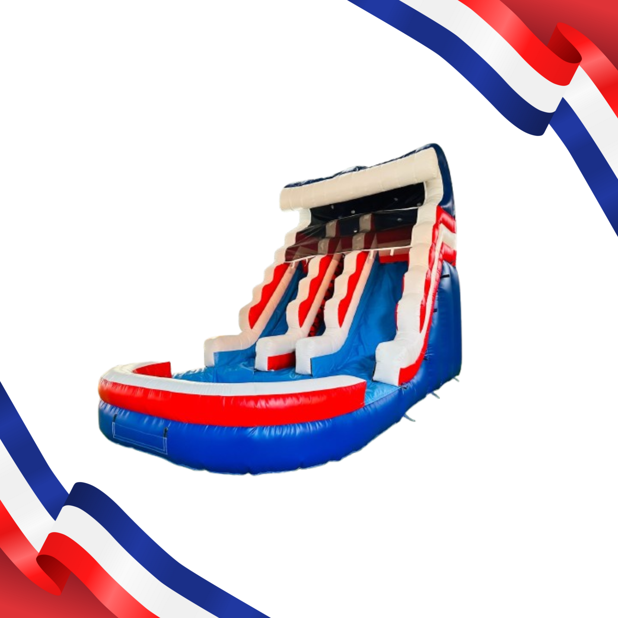 USA Dual Lane Water Slide