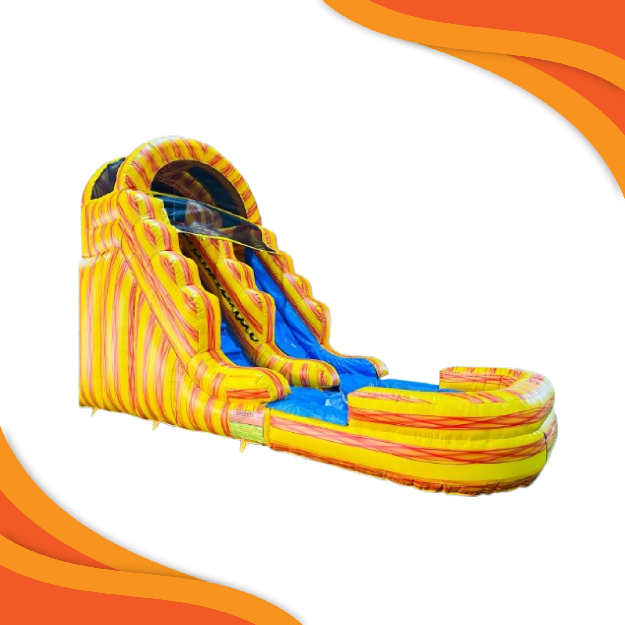 Sunburst Single Lane Water Slide