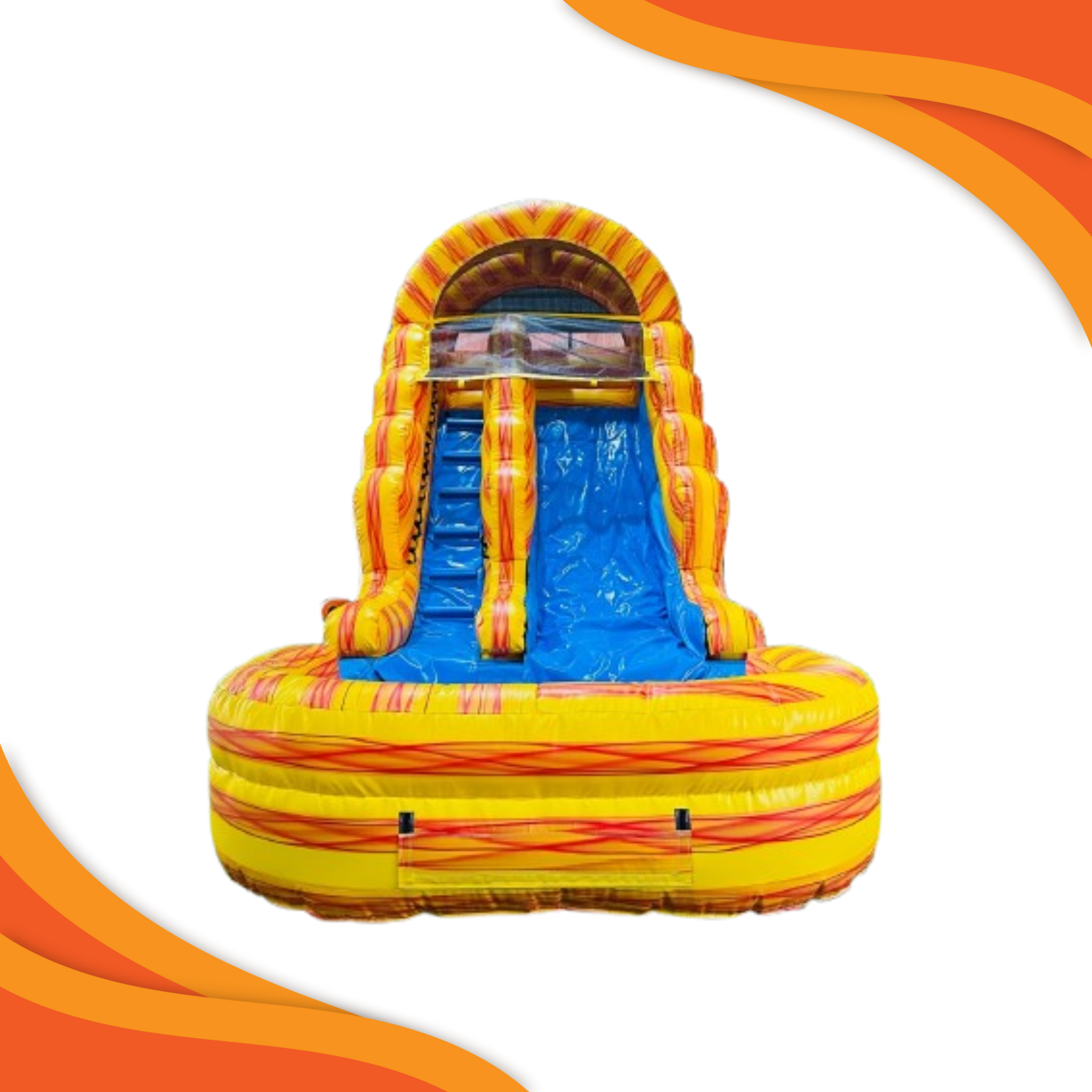 Sunburst Single Lane Water Slide