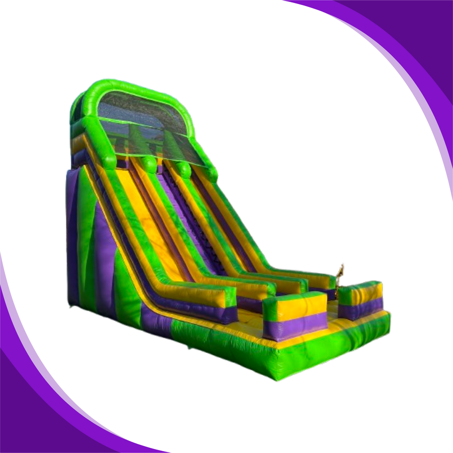 Dual Lane Monster Slide