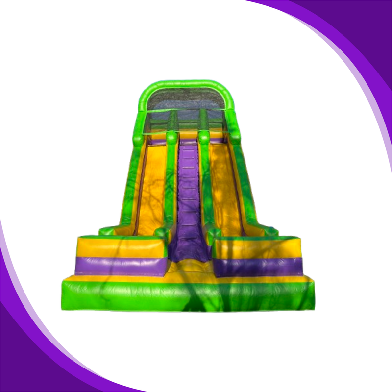 Dual Lane Monster Slide