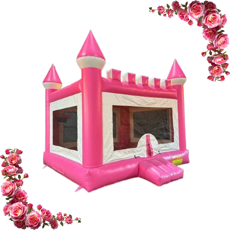 Pink & White Bounce House
